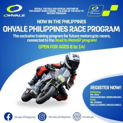 OHVALE PHILIPPINES ROAD TO MOTO GP PROGRAM 2024